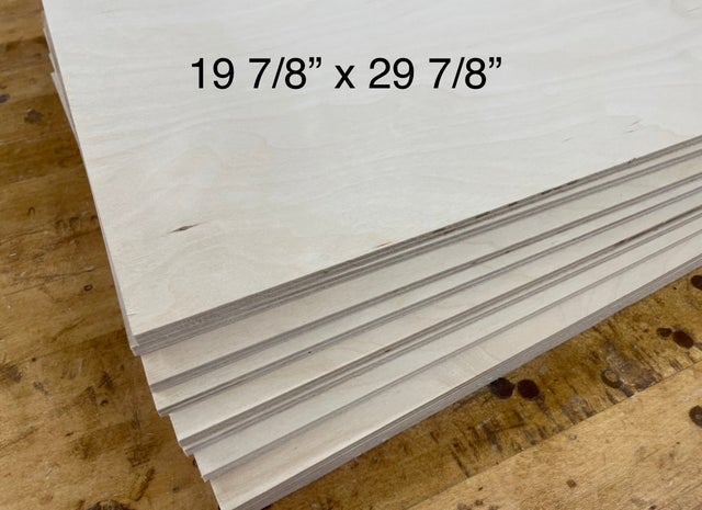 Baltic Birch Plywood Sheets, 3mm (1/8)